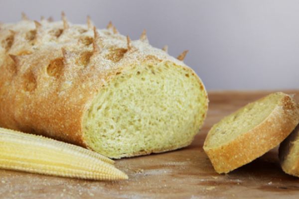 Кукурузный хлеб без глютена в духовке