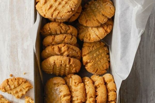 Простое печенье с арахисовым маслом без муки
