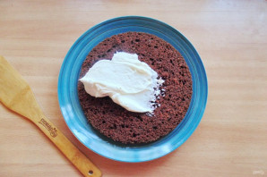 Шоколадный торт с кремом "Пломбир"